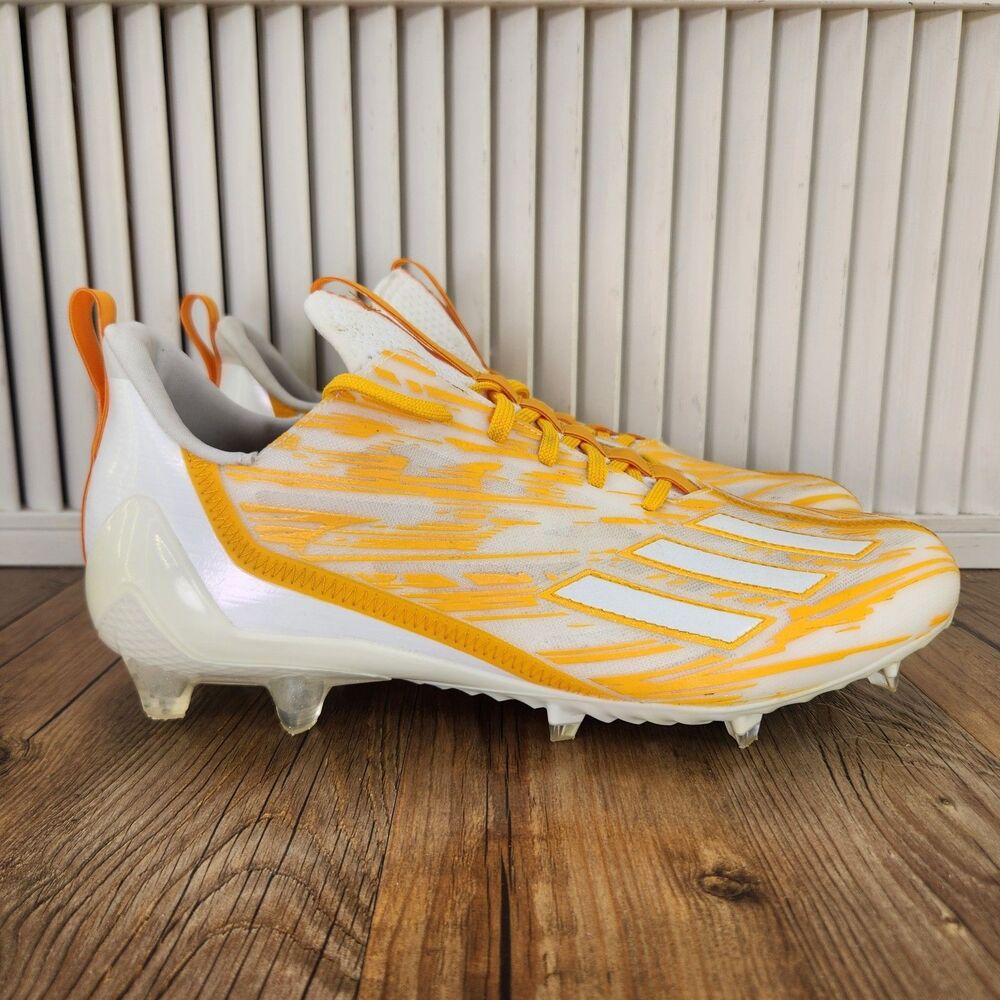 Adidas Adizero Football Cleats Mens Sz 11 White Team College Gold Sports GZ6916
